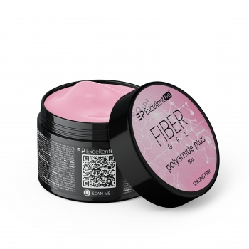 Żel budujący Excellent Pro Fiber Gel Polyamide Plus Strong Pink 50g